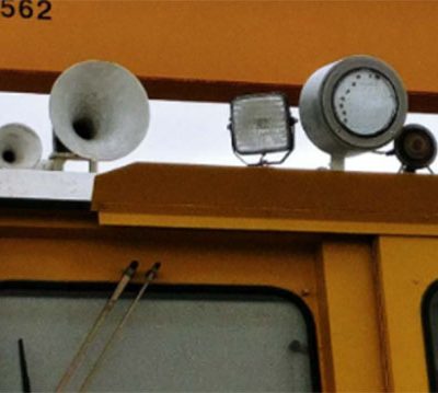 Faro principal para maquinaria de vía
